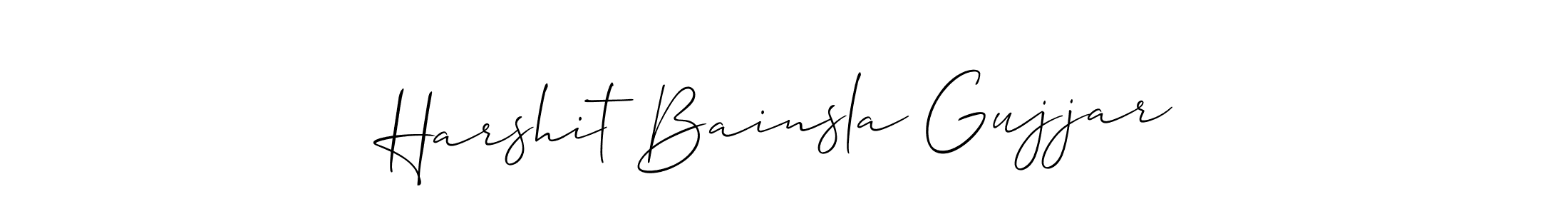 Once you've used our free online signature maker to create your best signature Allison_Script style, it's time to enjoy all of the benefits that Harshit Bainsla Gujjar name signing documents. Harshit Bainsla Gujjar signature style 2 images and pictures png