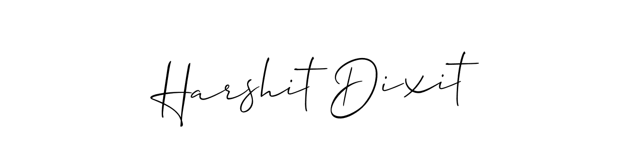 The best way (Allison_Script) to make a short signature is to pick only two or three words in your name. The name Harshit Dixit include a total of six letters. For converting this name. Harshit Dixit signature style 2 images and pictures png