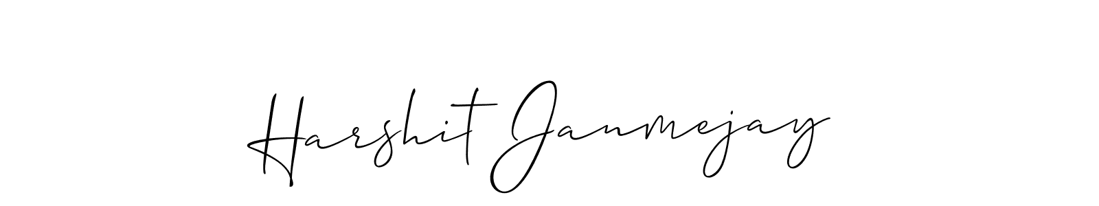 You can use this online signature creator to create a handwritten signature for the name Harshit Janmejay. This is the best online autograph maker. Harshit Janmejay signature style 2 images and pictures png