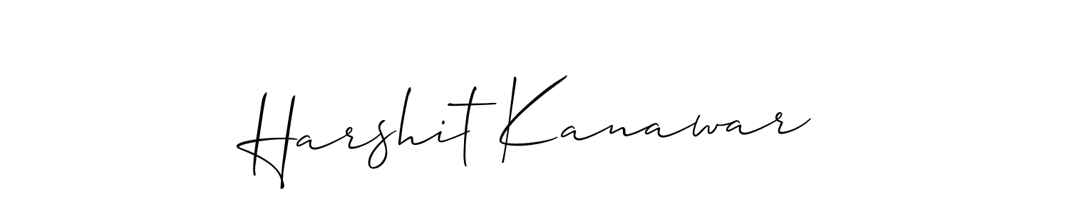 Also You can easily find your signature by using the search form. We will create Harshit Kanawar name handwritten signature images for you free of cost using Allison_Script sign style. Harshit Kanawar signature style 2 images and pictures png