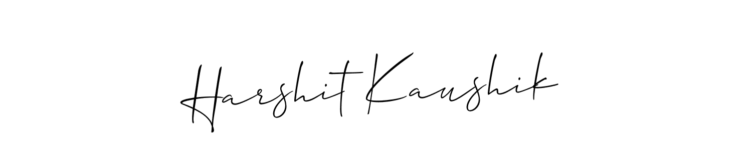 Harshit Kaushik stylish signature style. Best Handwritten Sign (Allison_Script) for my name. Handwritten Signature Collection Ideas for my name Harshit Kaushik. Harshit Kaushik signature style 2 images and pictures png