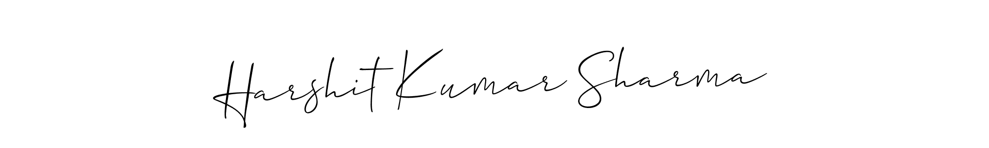 Also You can easily find your signature by using the search form. We will create Harshit Kumar Sharma name handwritten signature images for you free of cost using Allison_Script sign style. Harshit Kumar Sharma signature style 2 images and pictures png