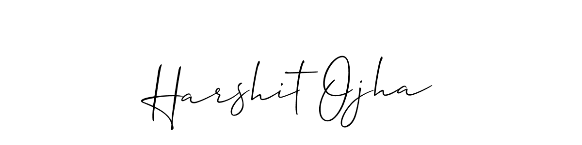 if you are searching for the best signature style for your name Harshit Ojha. so please give up your signature search. here we have designed multiple signature styles  using Allison_Script. Harshit Ojha signature style 2 images and pictures png