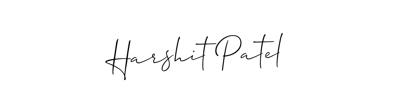 Best and Professional Signature Style for Harshit Patel. Allison_Script Best Signature Style Collection. Harshit Patel signature style 2 images and pictures png