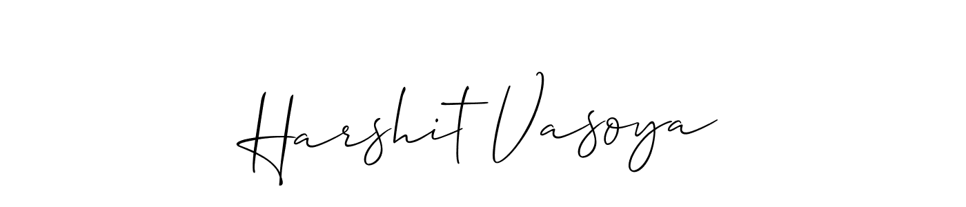 Make a beautiful signature design for name Harshit Vasoya. Use this online signature maker to create a handwritten signature for free. Harshit Vasoya signature style 2 images and pictures png