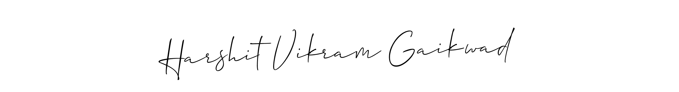 Use a signature maker to create a handwritten signature online. With this signature software, you can design (Allison_Script) your own signature for name Harshit Vikram Gaikwad. Harshit Vikram Gaikwad signature style 2 images and pictures png