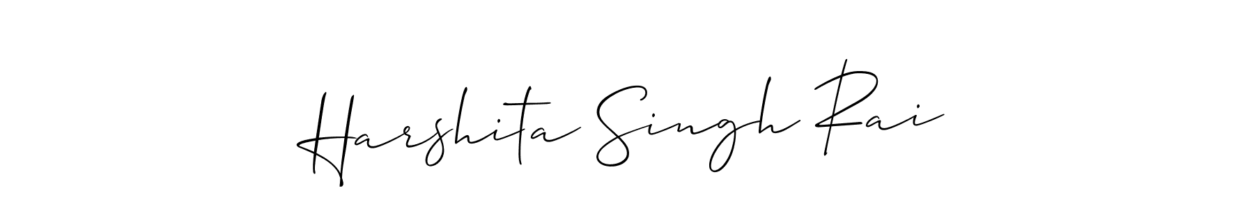 You can use this online signature creator to create a handwritten signature for the name Harshita Singh Rai. This is the best online autograph maker. Harshita Singh Rai signature style 2 images and pictures png