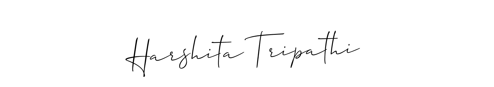 Similarly Allison_Script is the best handwritten signature design. Signature creator online .You can use it as an online autograph creator for name Harshita Tripathi. Harshita Tripathi signature style 2 images and pictures png