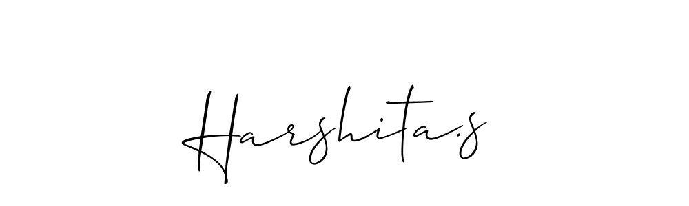 Best and Professional Signature Style for Harshita.s. Allison_Script Best Signature Style Collection. Harshita.s signature style 2 images and pictures png