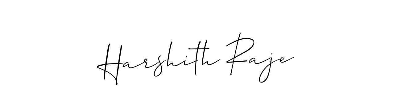 It looks lik you need a new signature style for name Harshith Raje. Design unique handwritten (Allison_Script) signature with our free signature maker in just a few clicks. Harshith Raje signature style 2 images and pictures png