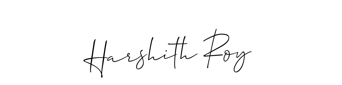 Make a beautiful signature design for name Harshith Roy. Use this online signature maker to create a handwritten signature for free. Harshith Roy signature style 2 images and pictures png