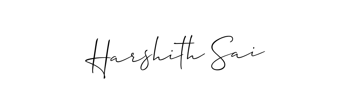 How to Draw Harshith Sai signature style? Allison_Script is a latest design signature styles for name Harshith Sai. Harshith Sai signature style 2 images and pictures png