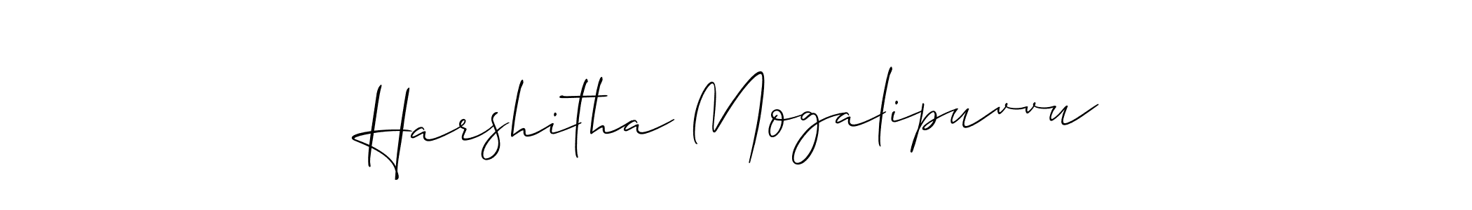 Similarly Allison_Script is the best handwritten signature design. Signature creator online .You can use it as an online autograph creator for name Harshitha Mogalipuvvu. Harshitha Mogalipuvvu signature style 2 images and pictures png