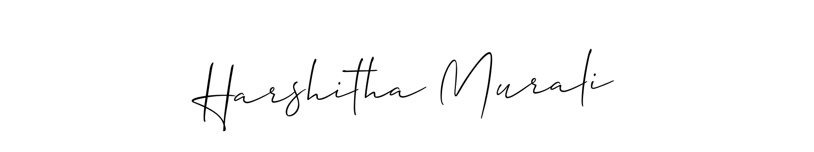 You can use this online signature creator to create a handwritten signature for the name Harshitha Murali. This is the best online autograph maker. Harshitha Murali signature style 2 images and pictures png