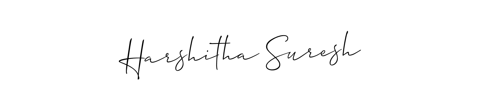 Once you've used our free online signature maker to create your best signature Allison_Script style, it's time to enjoy all of the benefits that Harshitha Suresh name signing documents. Harshitha Suresh signature style 2 images and pictures png