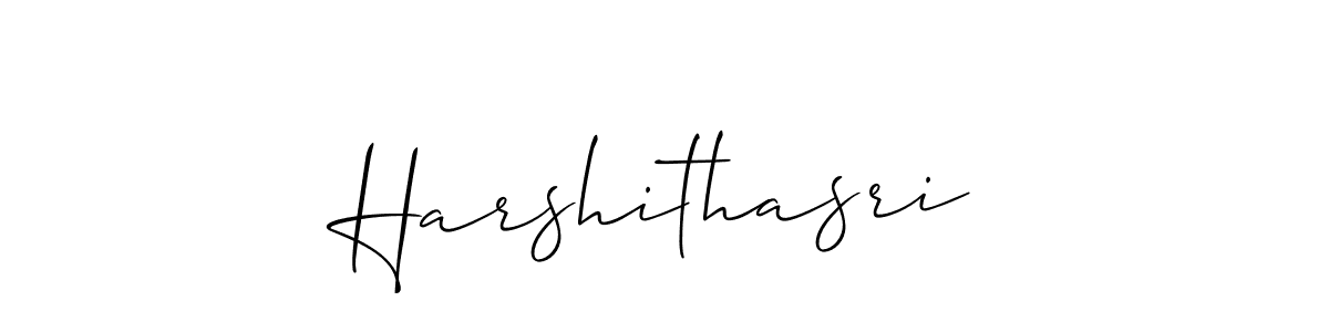 Also You can easily find your signature by using the search form. We will create Harshithasri name handwritten signature images for you free of cost using Allison_Script sign style. Harshithasri signature style 2 images and pictures png