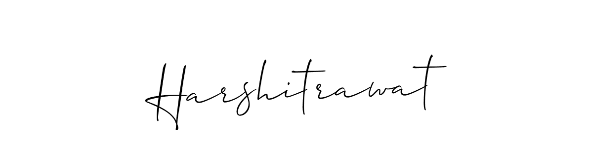 How to Draw Harshitrawat signature style? Allison_Script is a latest design signature styles for name Harshitrawat. Harshitrawat signature style 2 images and pictures png