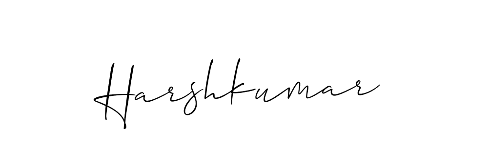 Harshkumar stylish signature style. Best Handwritten Sign (Allison_Script) for my name. Handwritten Signature Collection Ideas for my name Harshkumar. Harshkumar signature style 2 images and pictures png