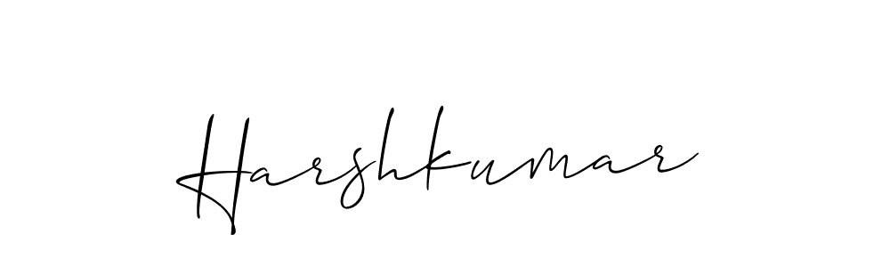 Harshkumar stylish signature style. Best Handwritten Sign (Allison_Script) for my name. Handwritten Signature Collection Ideas for my name Harshkumar. Harshkumar signature style 2 images and pictures png