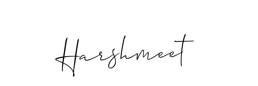 Also You can easily find your signature by using the search form. We will create Harshmeet name handwritten signature images for you free of cost using Allison_Script sign style. Harshmeet signature style 2 images and pictures png