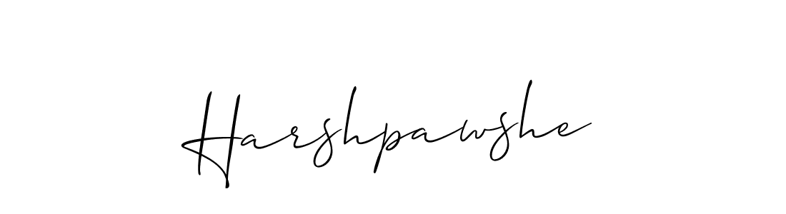 Make a beautiful signature design for name Harshpawshe. Use this online signature maker to create a handwritten signature for free. Harshpawshe signature style 2 images and pictures png