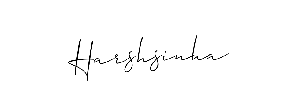 How to Draw Harshsinha signature style? Allison_Script is a latest design signature styles for name Harshsinha. Harshsinha signature style 2 images and pictures png