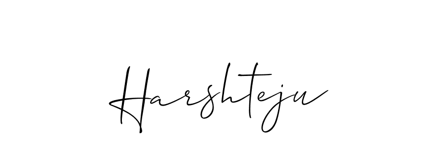 Best and Professional Signature Style for Harshteju. Allison_Script Best Signature Style Collection. Harshteju signature style 2 images and pictures png