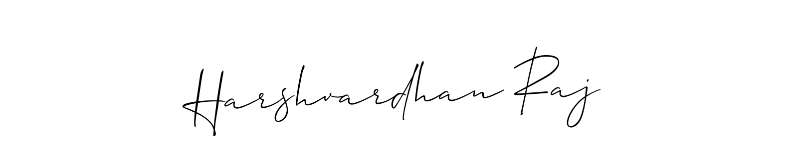 This is the best signature style for the Harshvardhan Raj name. Also you like these signature font (Allison_Script). Mix name signature. Harshvardhan Raj signature style 2 images and pictures png