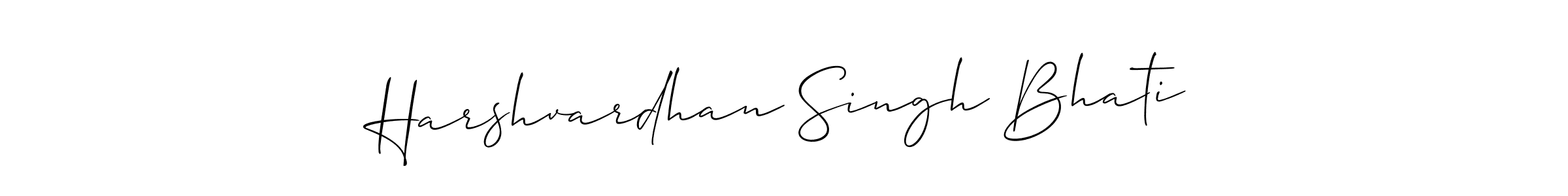 Make a beautiful signature design for name Harshvardhan Singh Bhati. Use this online signature maker to create a handwritten signature for free. Harshvardhan Singh Bhati signature style 2 images and pictures png