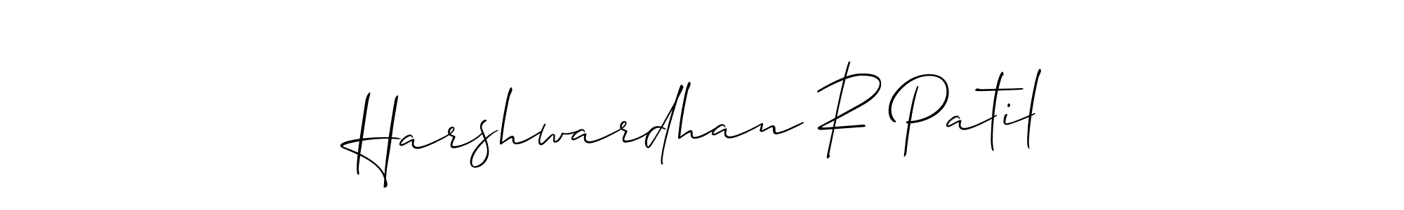 The best way (Allison_Script) to make a short signature is to pick only two or three words in your name. The name Harshwardhan R Patil include a total of six letters. For converting this name. Harshwardhan R Patil signature style 2 images and pictures png