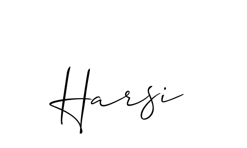 How to make Harsi name signature. Use Allison_Script style for creating short signs online. This is the latest handwritten sign. Harsi signature style 2 images and pictures png