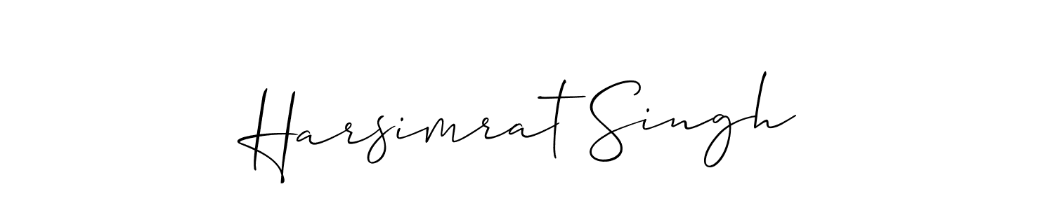 Harsimrat Singh stylish signature style. Best Handwritten Sign (Allison_Script) for my name. Handwritten Signature Collection Ideas for my name Harsimrat Singh. Harsimrat Singh signature style 2 images and pictures png