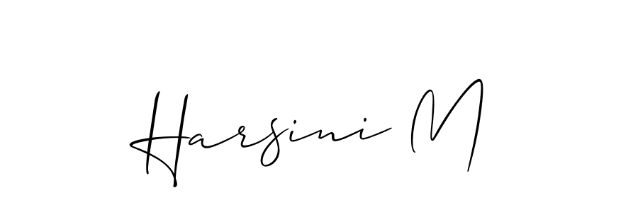 You can use this online signature creator to create a handwritten signature for the name Harsini M. This is the best online autograph maker. Harsini M signature style 2 images and pictures png