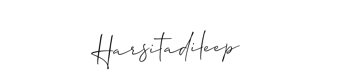 Make a beautiful signature design for name Harsitadileep. Use this online signature maker to create a handwritten signature for free. Harsitadileep signature style 2 images and pictures png