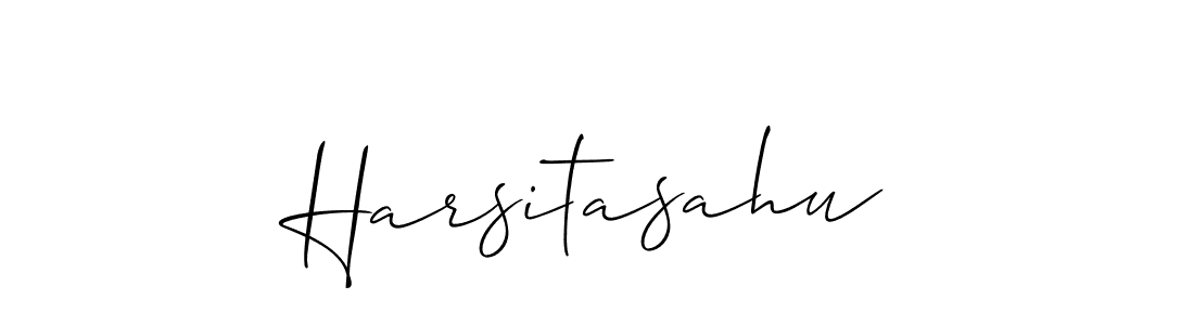 How to Draw Harsitasahu signature style? Allison_Script is a latest design signature styles for name Harsitasahu. Harsitasahu signature style 2 images and pictures png