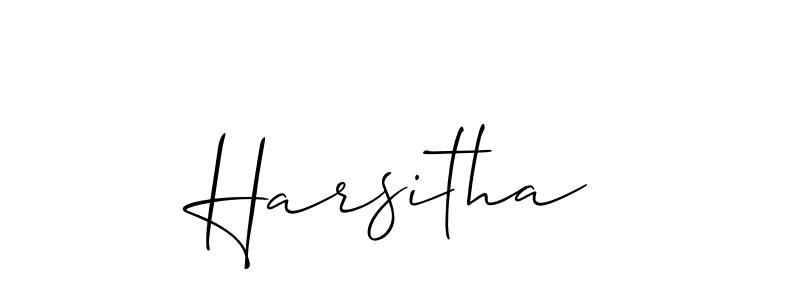 Best and Professional Signature Style for Harsitha. Allison_Script Best Signature Style Collection. Harsitha signature style 2 images and pictures png