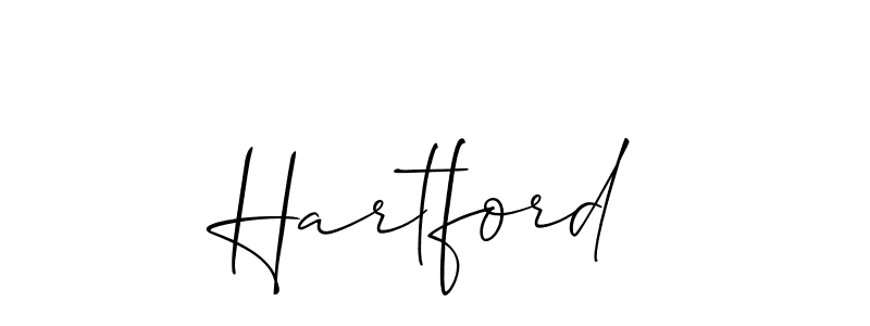 Hartford stylish signature style. Best Handwritten Sign (Allison_Script) for my name. Handwritten Signature Collection Ideas for my name Hartford. Hartford signature style 2 images and pictures png