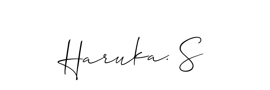 You can use this online signature creator to create a handwritten signature for the name Haruka. S. This is the best online autograph maker. Haruka. S signature style 2 images and pictures png