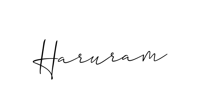 This is the best signature style for the Haruram name. Also you like these signature font (Allison_Script). Mix name signature. Haruram signature style 2 images and pictures png