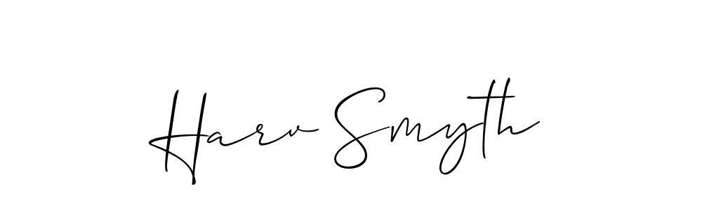 Make a beautiful signature design for name Harv Smyth. Use this online signature maker to create a handwritten signature for free. Harv Smyth signature style 2 images and pictures png
