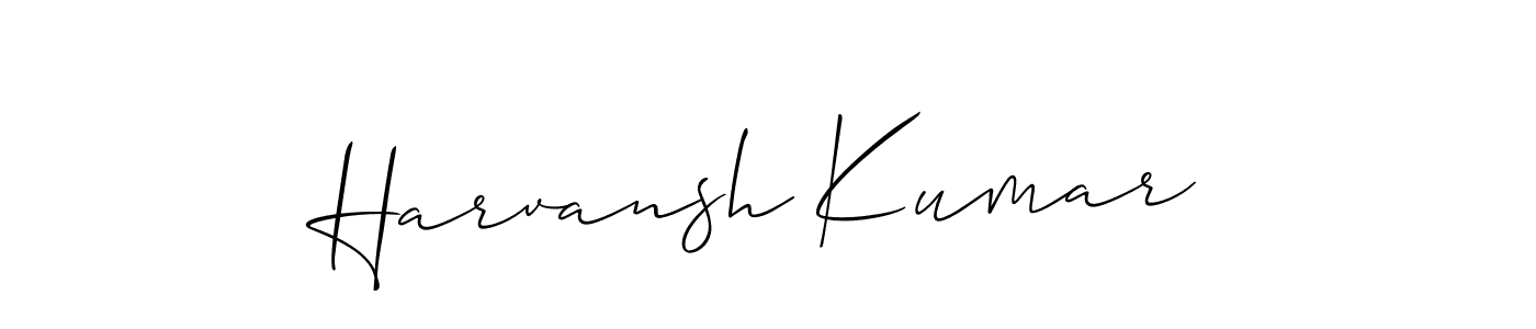 Make a short Harvansh Kumar signature style. Manage your documents anywhere anytime using Allison_Script. Create and add eSignatures, submit forms, share and send files easily. Harvansh Kumar signature style 2 images and pictures png