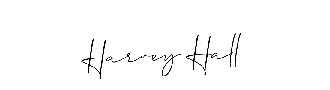 You should practise on your own different ways (Allison_Script) to write your name (Harvey Hall) in signature. don't let someone else do it for you. Harvey Hall signature style 2 images and pictures png