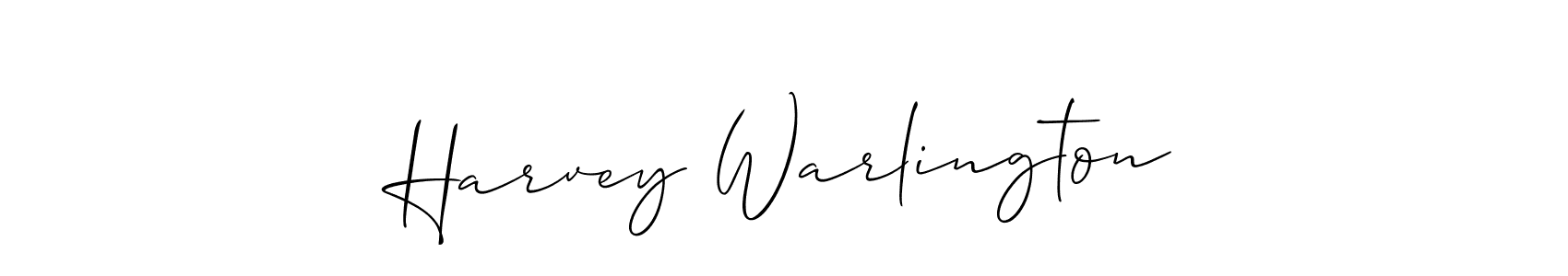 Once you've used our free online signature maker to create your best signature Allison_Script style, it's time to enjoy all of the benefits that Harvey Warlington name signing documents. Harvey Warlington signature style 2 images and pictures png