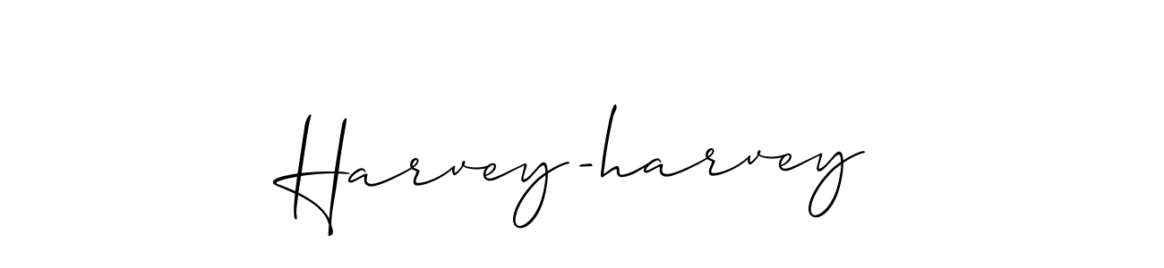 How to make Harvey-harvey signature? Allison_Script is a professional autograph style. Create handwritten signature for Harvey-harvey name. Harvey-harvey signature style 2 images and pictures png