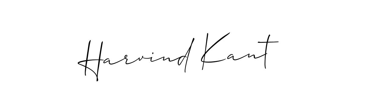 It looks lik you need a new signature style for name Harvind Kant. Design unique handwritten (Allison_Script) signature with our free signature maker in just a few clicks. Harvind Kant signature style 2 images and pictures png