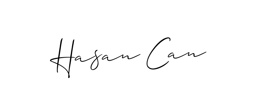 How to make Hasan Can signature? Allison_Script is a professional autograph style. Create handwritten signature for Hasan Can name. Hasan Can signature style 2 images and pictures png