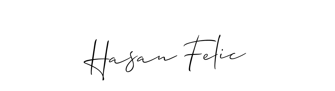 See photos of Hasan Felic official signature by Spectra . Check more albums & portfolios. Read reviews & check more about Allison_Script font. Hasan Felic signature style 2 images and pictures png
