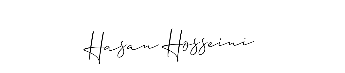 Create a beautiful signature design for name Hasan Hosseini. With this signature (Allison_Script) fonts, you can make a handwritten signature for free. Hasan Hosseini signature style 2 images and pictures png