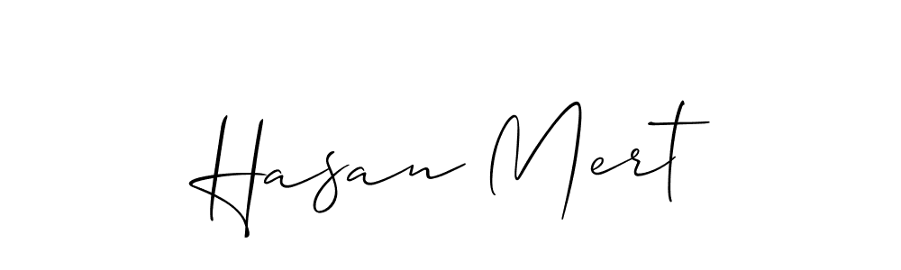 It looks lik you need a new signature style for name Hasan Mert. Design unique handwritten (Allison_Script) signature with our free signature maker in just a few clicks. Hasan Mert signature style 2 images and pictures png