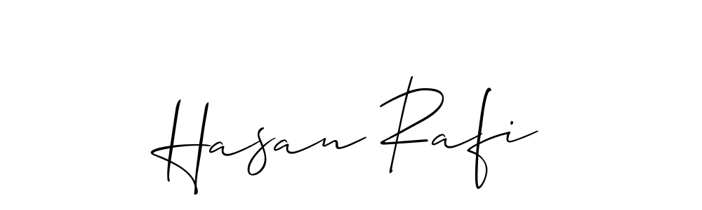 Design your own signature with our free online signature maker. With this signature software, you can create a handwritten (Allison_Script) signature for name Hasan Rafi. Hasan Rafi signature style 2 images and pictures png